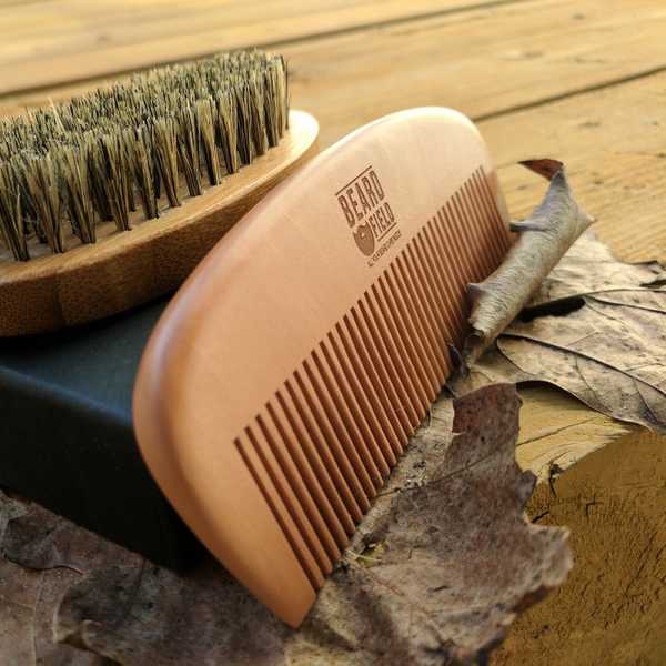 Best Boar Bristles Beard Brush & Best Wooden Comb Kit