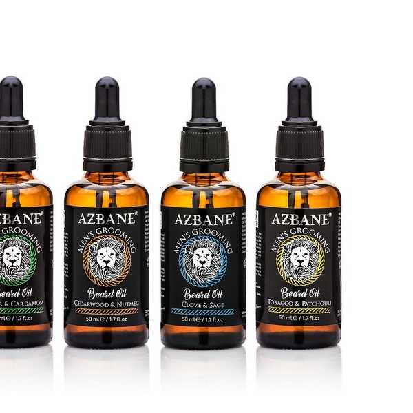 Beard Oil Samples - Generous Sample Premium set - Best 4 Scents